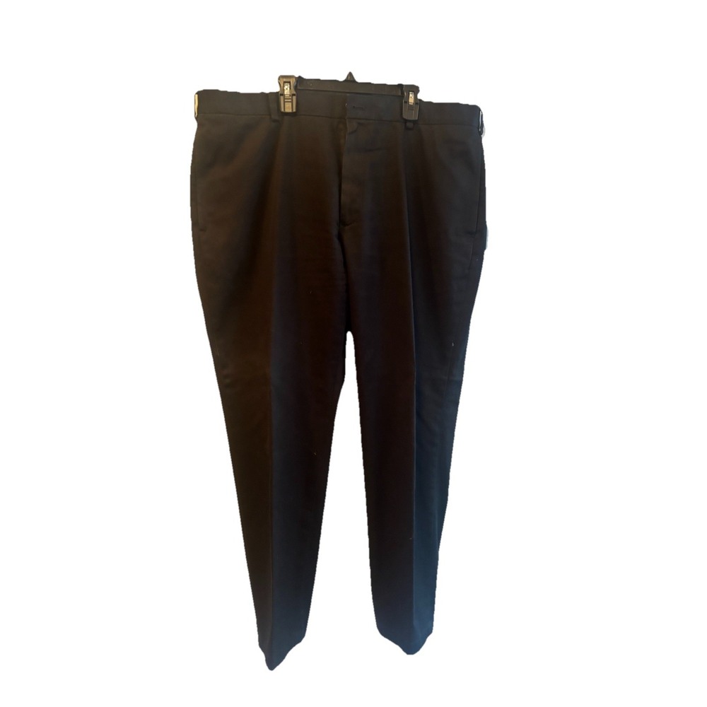 Brooks Brothers Advance Chino Clark Mens 40x29.5 Navy Pants Preppy Business